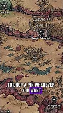 Roll20 Map Pins Explained