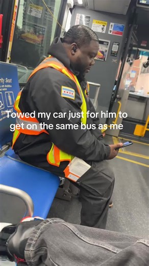 Awkward Encounter: Towed Car and Same Bus Situation