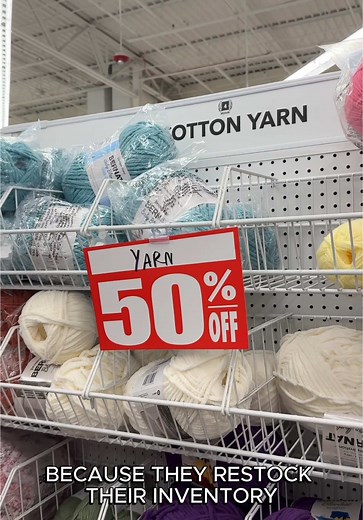 Yarn Shopping Adventure at Joann - 50% Off Sale!