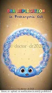 Prokaryotic DNA Replication Made Easy 🧬 #molecularbiology #education