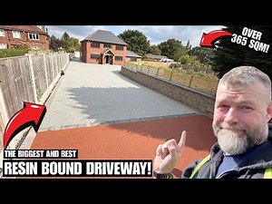 THE BIGGEST RESIN BOUND DRIVEWAY INSTALL WE'VE EVER DONE! (OVER 365 SQM)