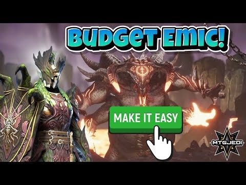 Easy Budget Emic Unkillable Team! Raid: Shadow Legends
