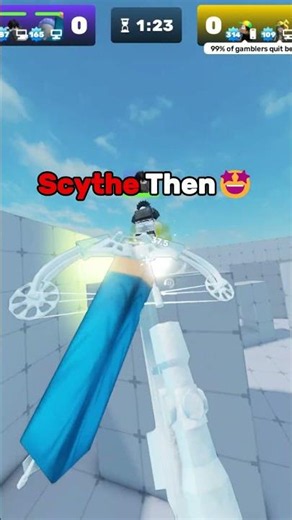 Scythe Then vs Now 💀 (Roblox Rivals)