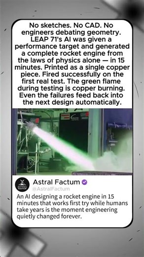 AI DESIGNED THIS ROCKET ENGINE IN 15 MINUTES — ENG