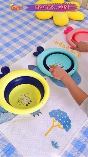 Collapsible Baby Wash Basin – Fold, Hang & Store with Ease #Baby #BabyCare