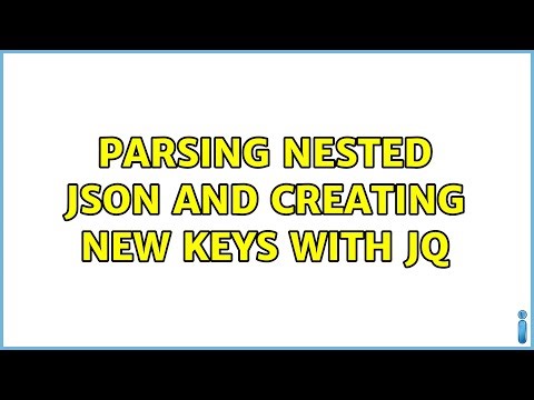 Parsing nested JSON and creating new keys with jq