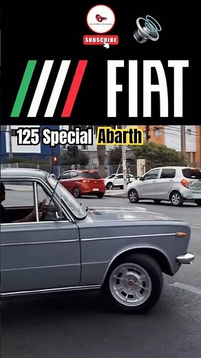 Fiat 125 Special Abarth 2.1L Twin Cam 🔥 Pure Italian Power!🇮🇹 #fiat #fiat125 #abarth