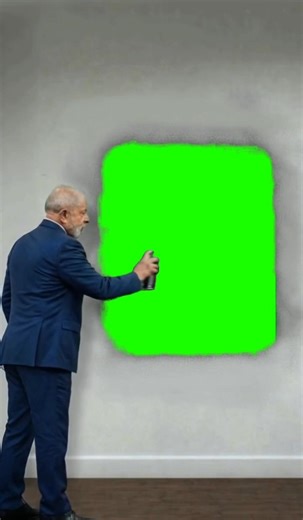 Lula grafitando você - chroma key