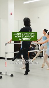 9.5K views · 176 reactions | Fondu is more than a bend—it’s your chance to train perfect turnout. Focus on rotating both legs evenly, keeping control as you bend and stretch. Watch closely  how Mr. Du demonstrates it in detail. | Runqiao Du Ballet Coaching | Facebook