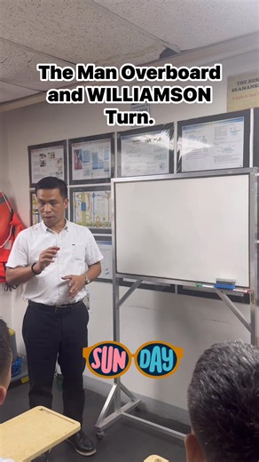 Basic : What to do during Man Overboard and How to execute Williamson Turn and more tips at the end. Watch the original video!!!! Tip: 1 learning a day = 365 learnings per year. #shipping #highlightseveryone #postviralシ #highlightsシ゚ #shippingworldwide #fybシ #marinongmanlalayag #SeafarersPH #SEAMAN #seamandaragat #seamanph #seamanslifeonboard #marinoph #marinoreels #marinongmanlalayag #Marino #Seafarer #seafarerslife #SeafarersLifeOnboard #imou #marina #deckofficers #STCW | Rommel Manalo