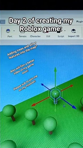 Day 2 of creating my dream Roblox game❤️ #roblox #creation #gamedev #journey