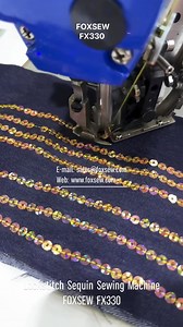 5.1K views · 70 reactions | Single Needle Lockstitch Sequin Attaching...