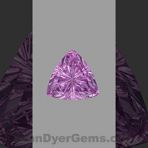 Pink/Purple Sapphire Starbrite™ Cut 0.82 carats #johndyergems #pinksapphire #sapphireengagementring