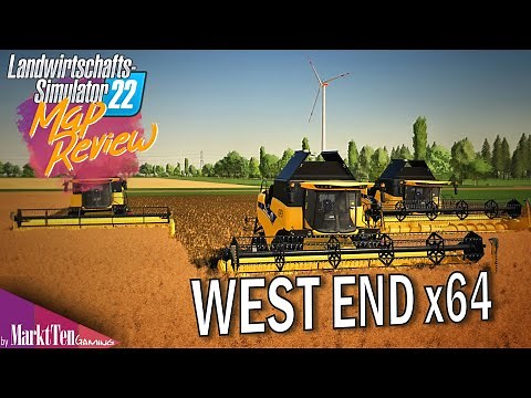 LS22 Map | WEST END x64 – XXL Felder und krasse Produktionen | Landwirtschafts Simulator 22