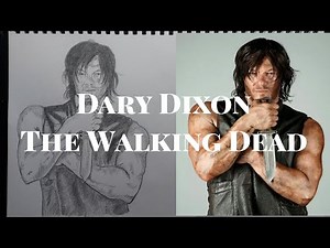 Drawing Daryl Dixon | The Walking dead | How to draw Daryl Dixon