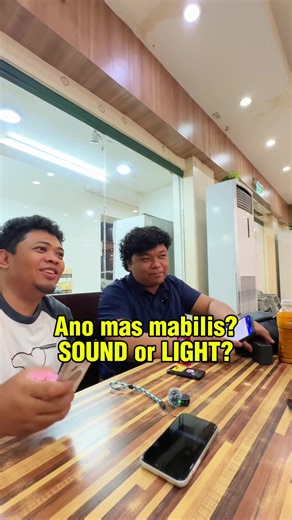 LIGHT or SOUND? Ano ang mas mabilis? 😂😂😂