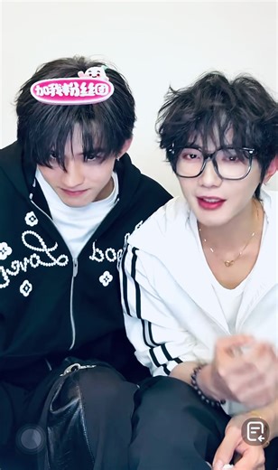 Yunqi said don't be angry with him again. It's so cute. #tomyshore #haoyiran #yunqi