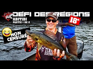 GROS DORÉS et GROS FUN NOIR à Pourvoirie du Rapide-Sept! LE DÉFI DES RÉGIONS! ABITIBI Partie 1 de 2