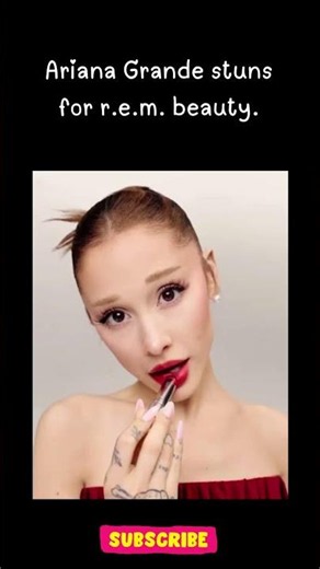Ariana Grande stuns for r.e.m. beauty. #celebritynews