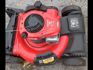 Happy Sunday!!! 2021 Craftsman M220 Push Mower for $30...Front Wheel Drive (FWD) is uncooperative!!!