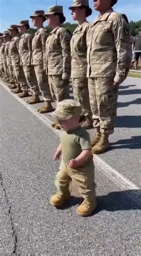 The Toughest Drill Sergeant in the U.S. Army 🫡👶#army #soldier #drillsergeant
