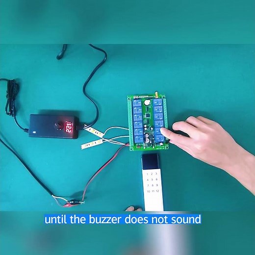 Tutorial for using the 12-channel remote control switch set #sale #rf