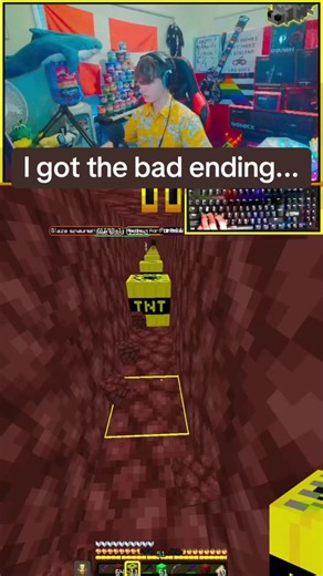 I got the bad ending... #minecraft #minecraftsmp #minecraftsurvival #minecraftsmpjava #minecraftsmpserver