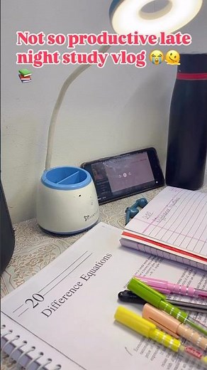 *NOT SO PRODUCTIVE *Late night Study Vlog | EDUCE