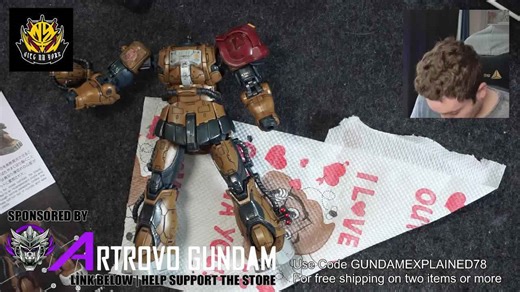 Requiem for Vengeance Zaku II decals build stream [Sponsored by Artrovo Gundam & SiegNuYork]