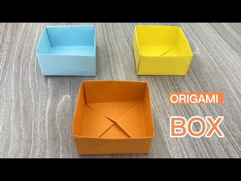 Easy Origami Box (Step by Step) | Origami Steps With Me!