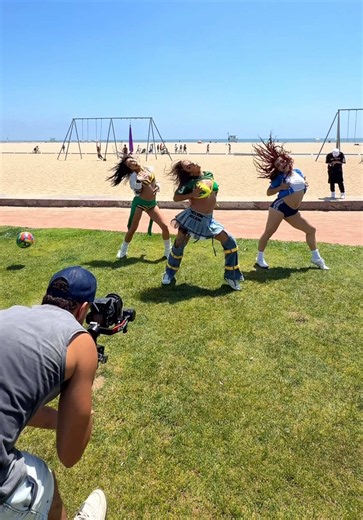 When we did a full out dance concept video to DAI DAI by @Shakira !!! We gave our all for her to see it and now we are fonna bring that energy to the finales WHATT!! Comment for the results!!! #shakira #daidai #behindthescenes