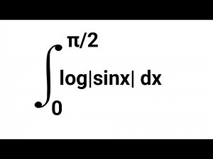 Integration of log sinx dx | How to find integral of logsinx for 0 to π/2 समाकलन करने की ट्रिक 🤘🤘