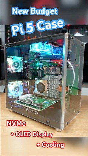 This $40 Raspberry Pi 5 Case Packs In A Lot Of Features #pi5 #techtok #minipc