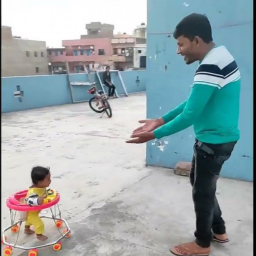 #shorts #rksir RK SIR को देखते ही दौड़ गया छोटा शेर बहादूर| RK Sir 6 months son|