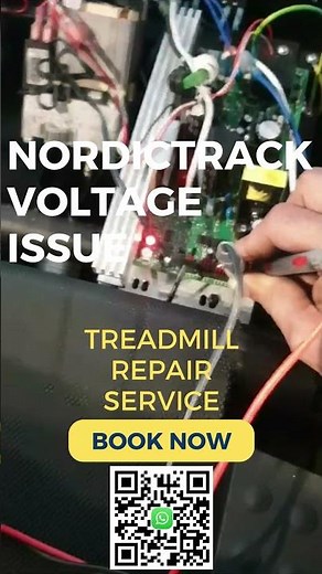 Nordictrack Console Issue | Voltage Issue | Treadmill Repair | #treadmillmaintenance #fitness