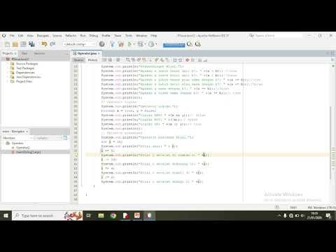 Cara menggunakan Operator dalam Java