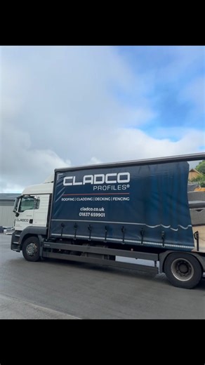 New truck curtains incoming… Make sure to look out for our new lorry curtains on the road! 🚚 #truckcurtains #lorrycurtains #roofing #cladding #decking