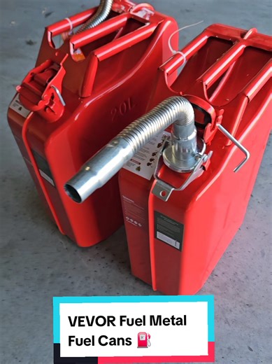 Anyone else tired of plastic gas cans leaking, spilling everywhere, and never fitting right when you’re just trying to fill up a lawnmower? The nozzle is awkward, fuel splashes, and now everything smells like gas. There’s a better option than plastic fuel cans — once you switch, you won’t go back. #VEVOR #JerryCan #FuelStorage #GasCan #SteelGasCan