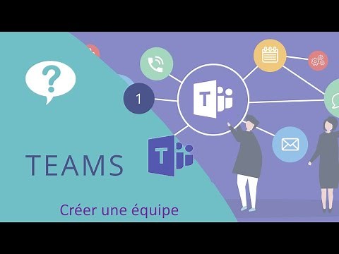 Tutoriel TEAMS 1 : "créer une équipe"