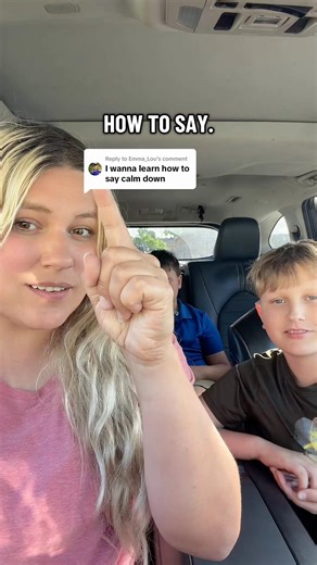 how to say calm down in sign language #fyp #deaf #cochlearimplant #signlanguage #babysignlanguage