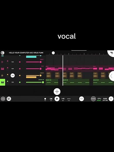 making hello your computer has virus funk.
