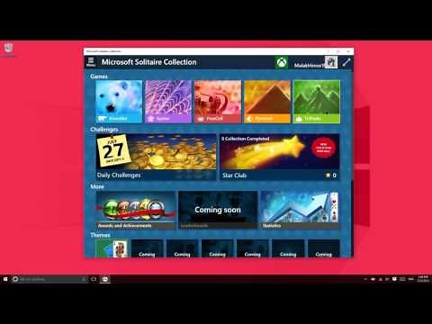 Solitaire in Windows 10
