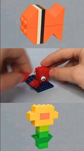 🐙 Lego Octopus / Pulpo Tutorial Ideas #LEGO #octopus #animal #ocean #build