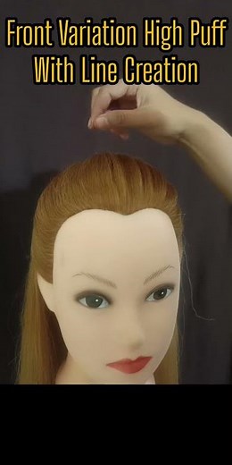 Step By Step Tutorial | Guide On High Puff Front Variation Hairstyle