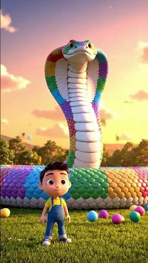 Pixar magic what happens when the giant balloon snake bursts ✨