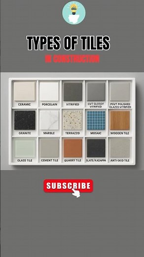 Types of Tiles Every Civil Engineer Must Know #cement #civilengineeringbasics #buildingmaterial