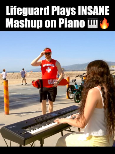 Lifeguard Piano Mashup: Crowd Reacts to Insane Cover