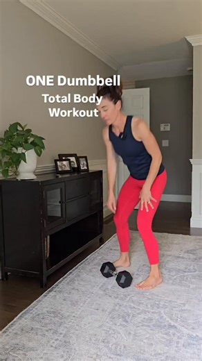 1. Bicep curl -Muscles worked- Biceps and Core (yes, your core is working by keeping you upright and stable) 2.Staggaed Stance Deadlift- Quads and Glutes 3. Dumbbell pull through- Core 4. Single Leg Balance- Strengthens the stationary leg, ankle, and glute. This move is all about fall prevention 👏 10-12 Reps..Repeat 3-4 times | ShannO Fitness