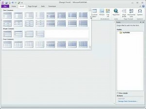 InfoPath 2010 | Designing with Layout Tables