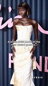 Anok Yai Won Model of the Year at 2025 Fashion Awards